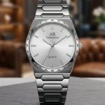 AR Collection "Icon" Series   “ Integrated Bracelet Quartz Timepiece - silver