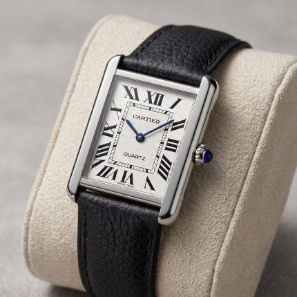Cartier Tank OLD MONEY in Leather Strap - Men's Watches - Buy Online in Pakistan at Areeba Mart