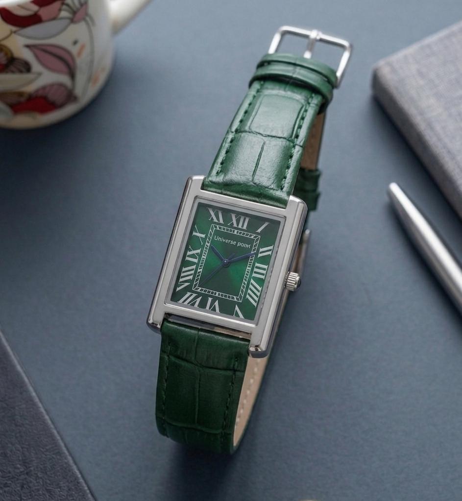 WhatsAppImage2026-05-01at11.57.37PM_1 Universe Point Tank OLD MONEY in Leather Strap - blue-golden - Men's Watches - Buy Online in Pakistan at Areeba Mart