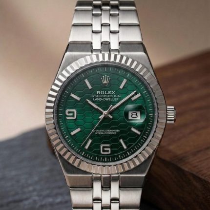 Rolex Honeycomb in Premium Quality Stainless Steel - silver-1 - Men's Watches - Buy Online in Pakistan at Areeba Mart