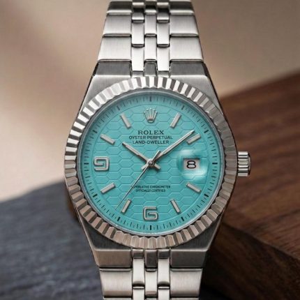 Rolex Honeycomb in Premium Quality Stainless Steel - green-silver - Men's Watches - Buy Online in Pakistan at Areeba Mart