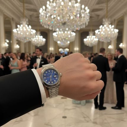 Rolex Date Just in Premium Quality Stainless Steel - black-silver-3 - Men's Watches - Buy Online in Pakistan at Areeba Mart