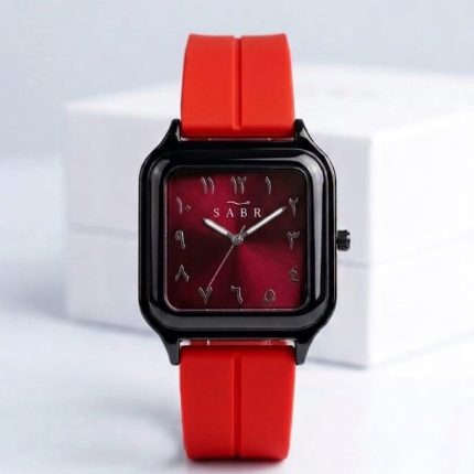 SABR Stealth Square Watch with Eastern Arabic Numerals   “ Magnetic Strap & Su - Men's Watches - Areeba Mart Pakistan