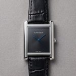Cartier TANK Watch in Plain Dial Leather Strap - black-arabic - Men's Watches - Buy Online in Pakistan at Areeba Mart