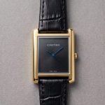 Cartier TANK Watch in Plain Dial Leather Strap - black-silver-3 - Men's Watches - Buy Online in Pakistan at Areeba Mart